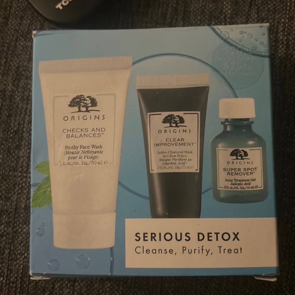 ORIGINS SERIOUS DETOX trio
